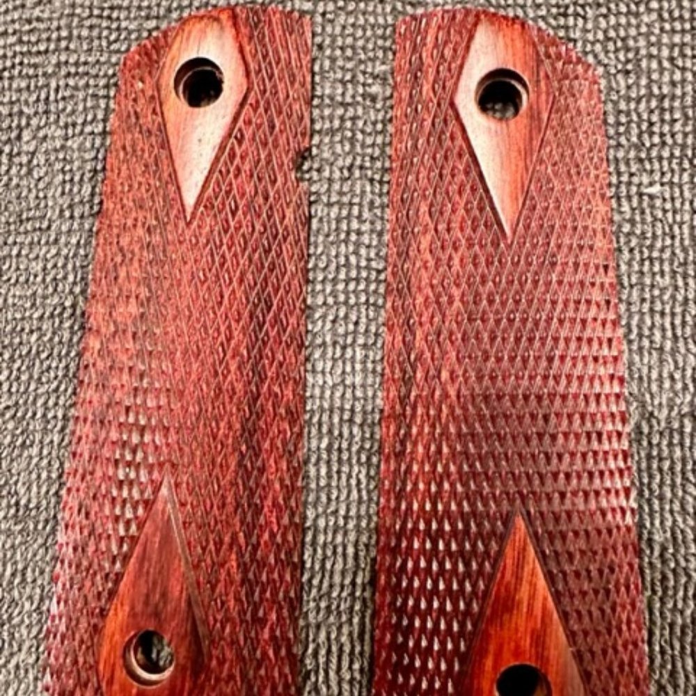 Altamont 1911 Standard Grips Rosewood **BRAND NEW** NEVER USED! - Picture 2 of 5